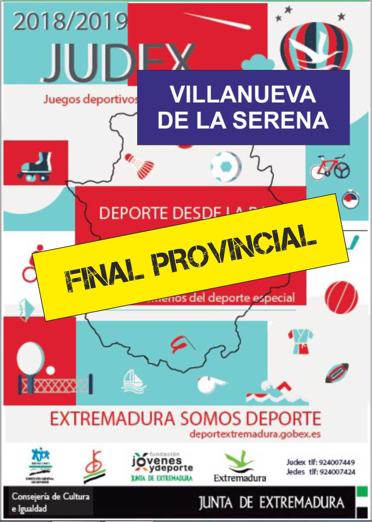 JUDEX Final provincial 2019 Villanueva de la Serena