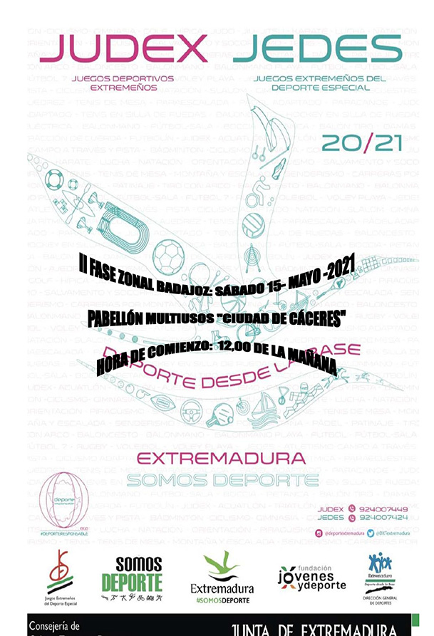 JUDEX 2021 - Fase 2 Zonal Badajoz